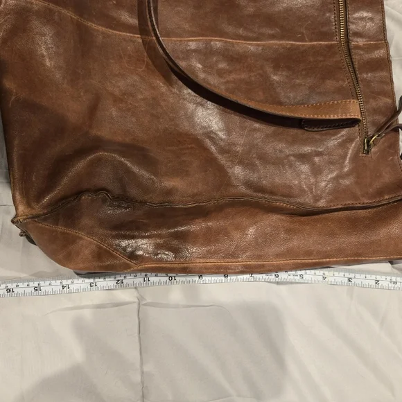 J. Crew large brown leather bag - Picture 5 of 14
